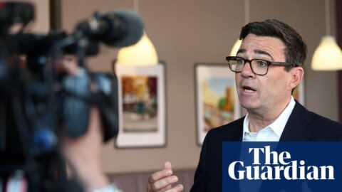 Andy Burnham speaking to the media